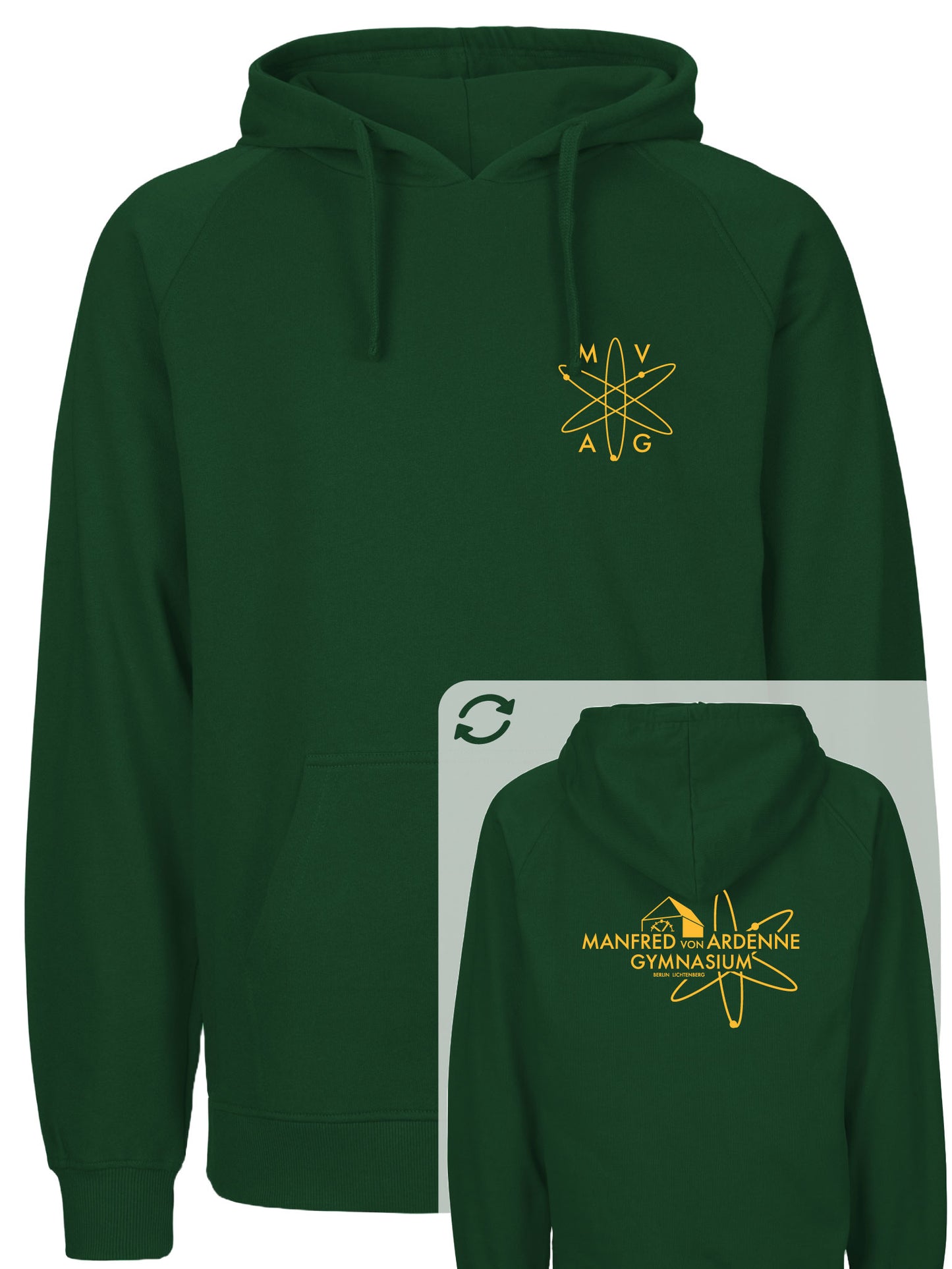Hoodie "Ardenne New" Dunkelgrün