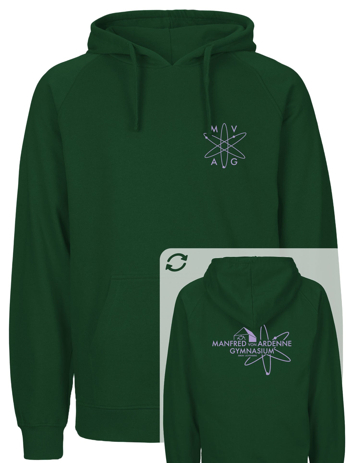 Hoodie "Ardenne New" Dunkelgrün