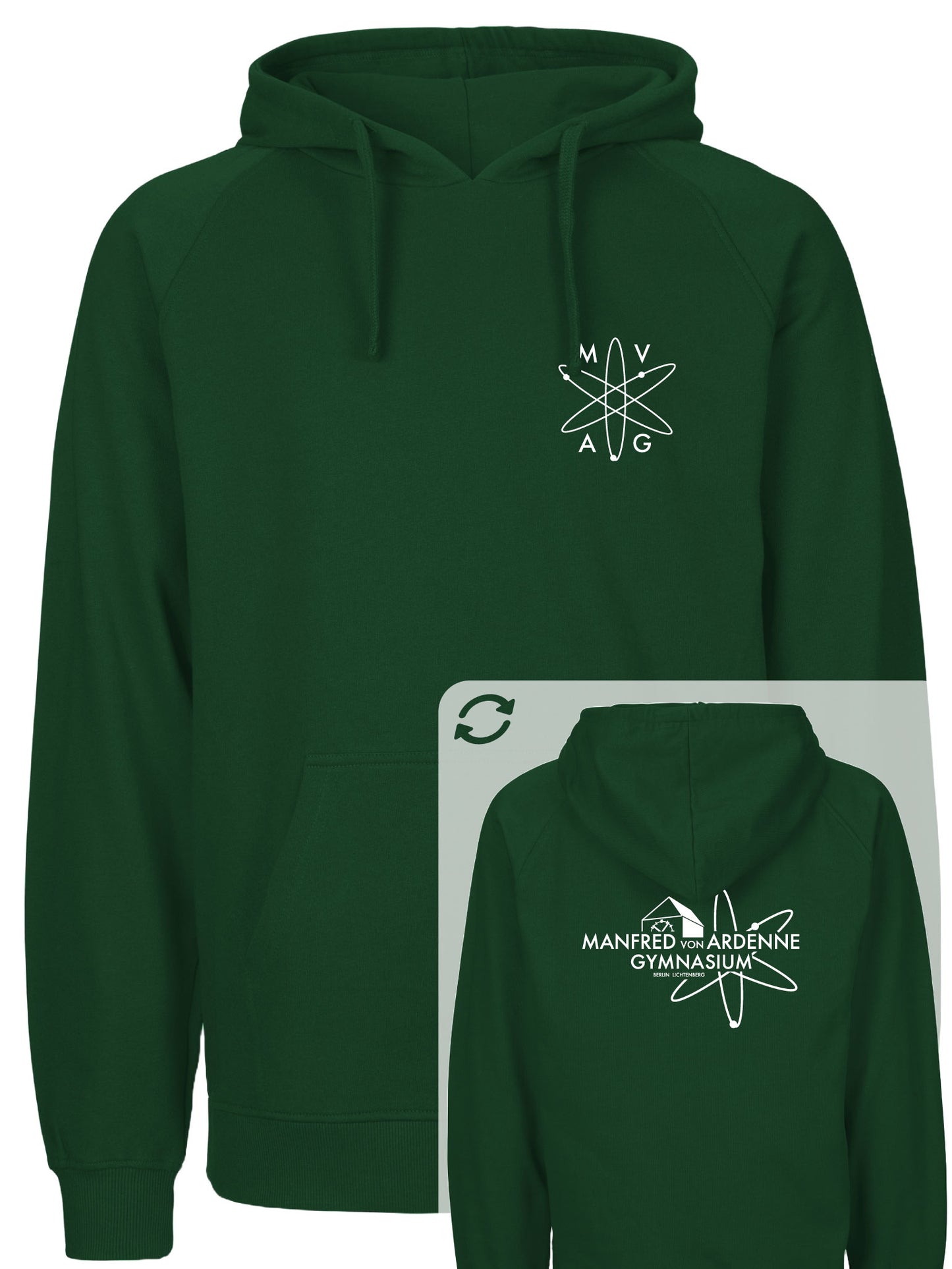 Hoodie "Ardenne New" Dunkelgrün