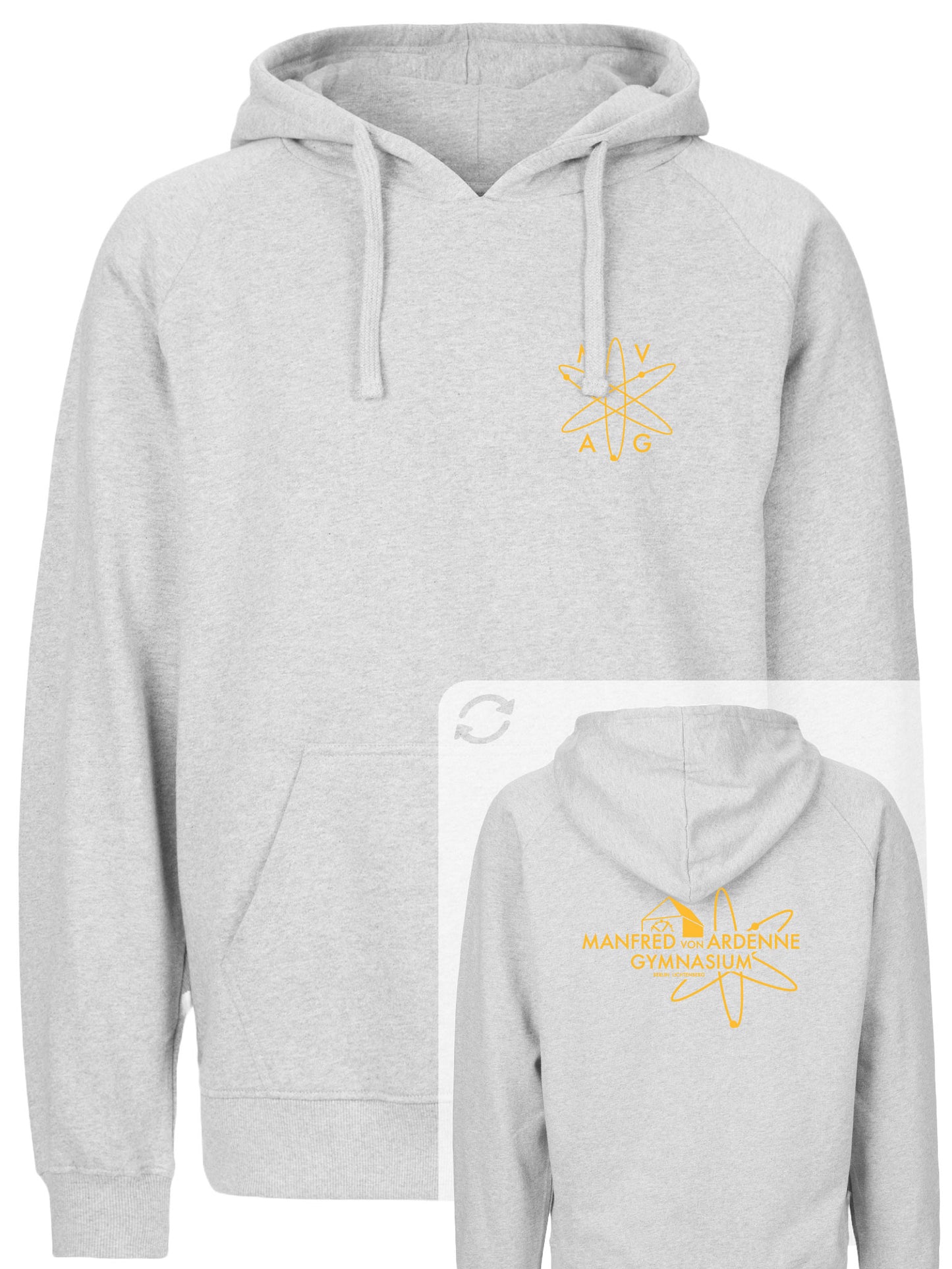 Hoodie "Ardenne New" Grau