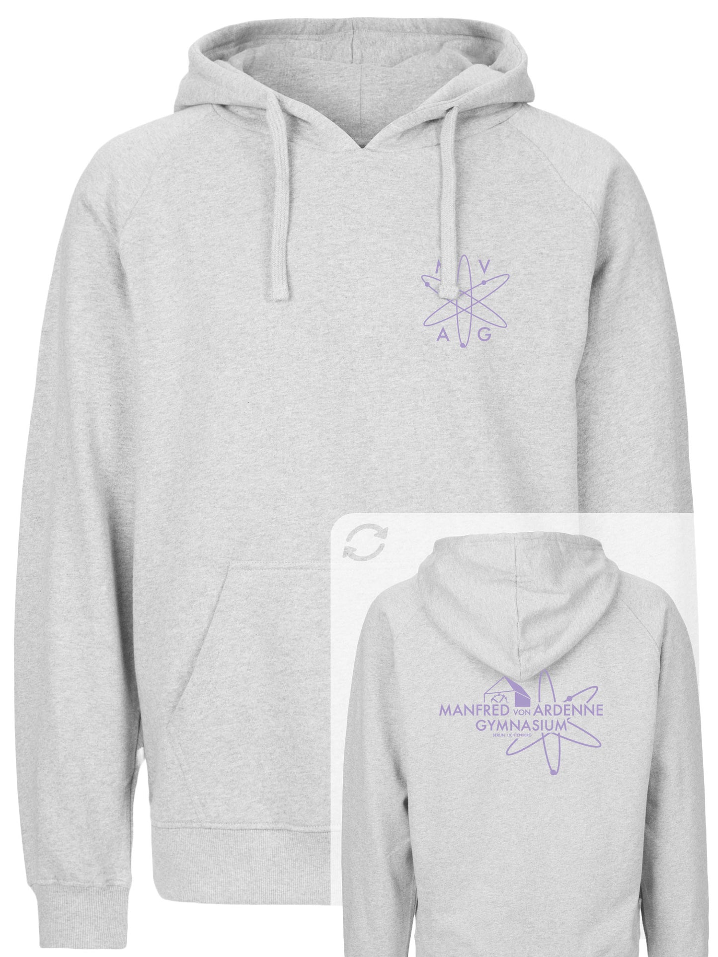 Hoodie "Ardenne New" Grau