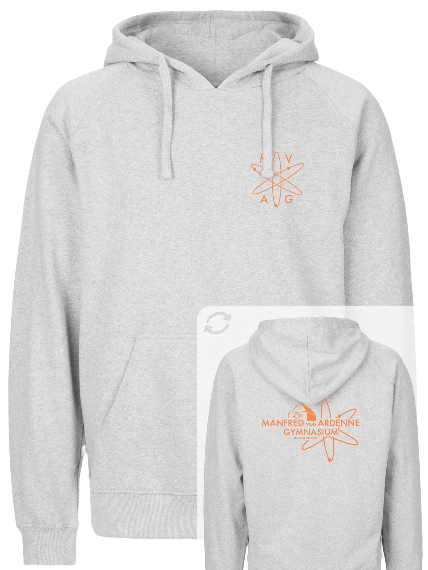 Hoodie "Ardenne New" Grau