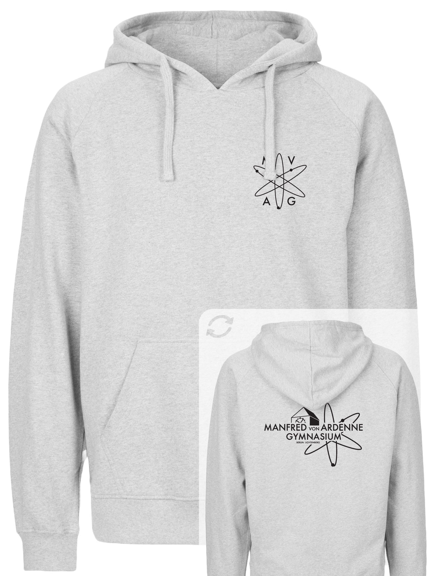 Hoodie "Ardenne New" Grau