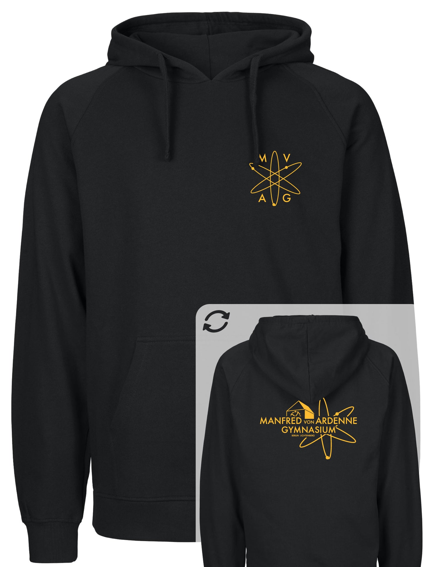 Hoodie "Ardenne New" Schwarz