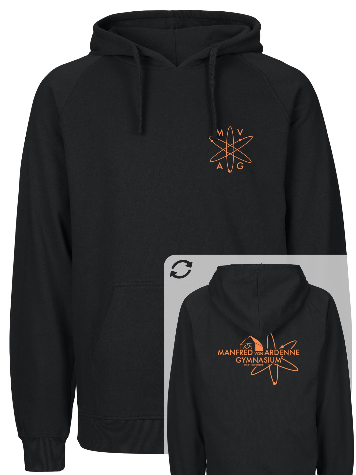 Hoodie "Ardenne New" Schwarz