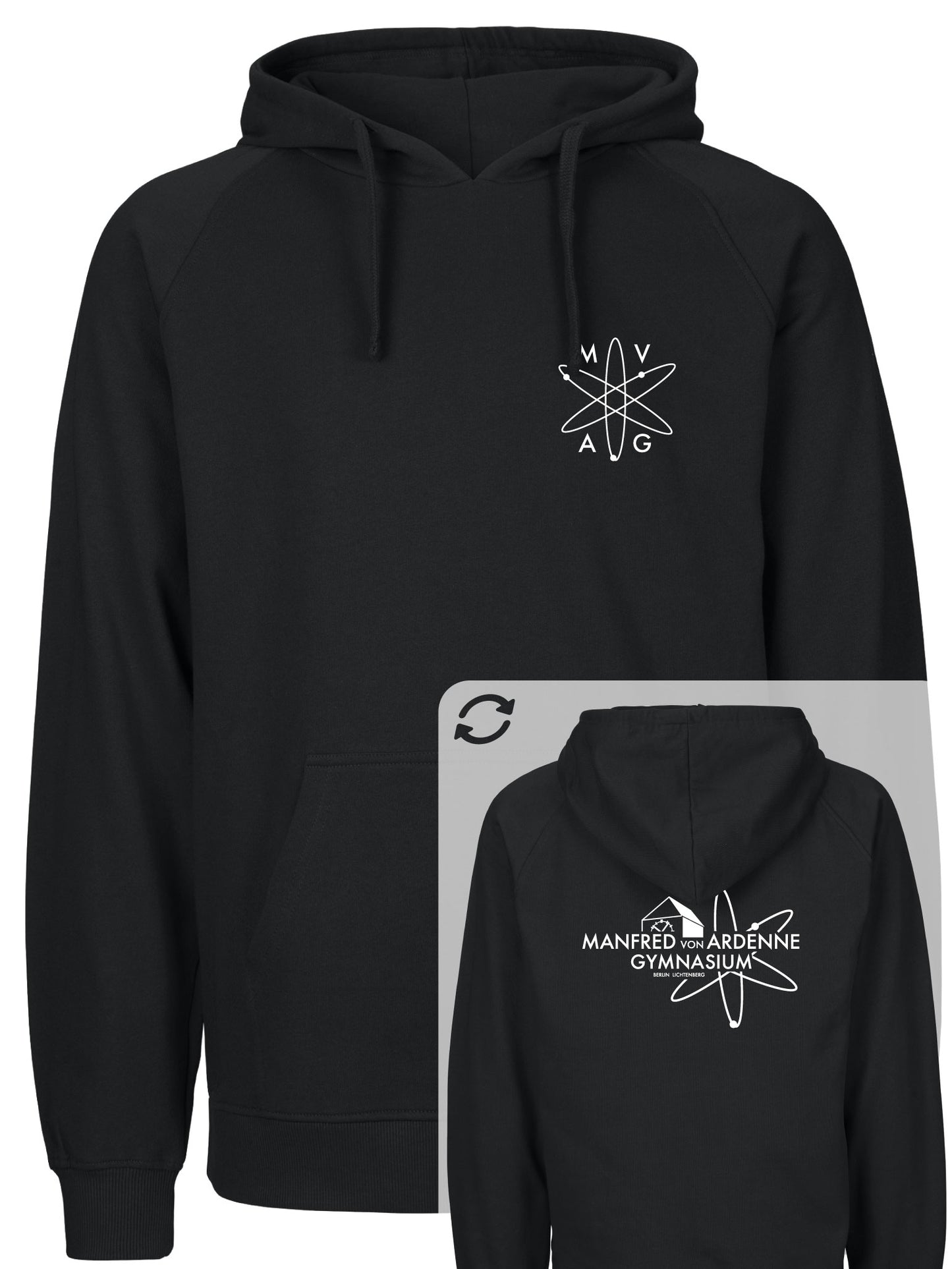Hoodie "Ardenne New" Schwarz