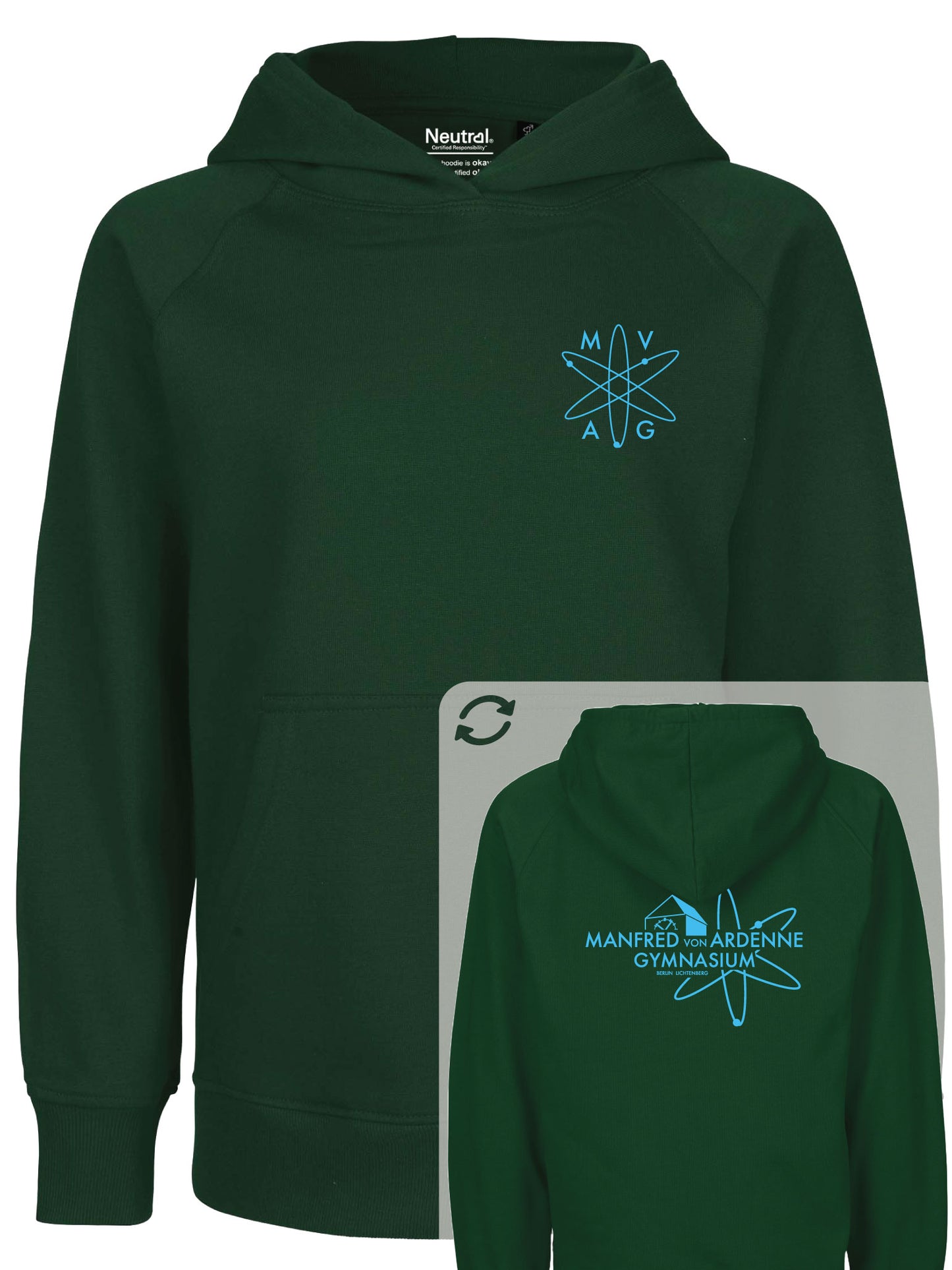 Hoodie "Ardenne New" Dunkelgrün