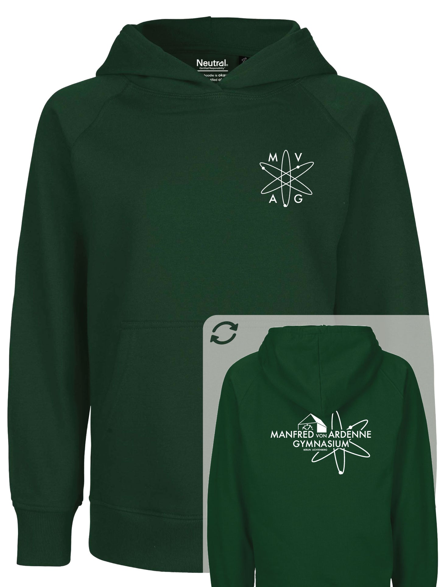 Hoodie "Ardenne New" Dunkelgrün