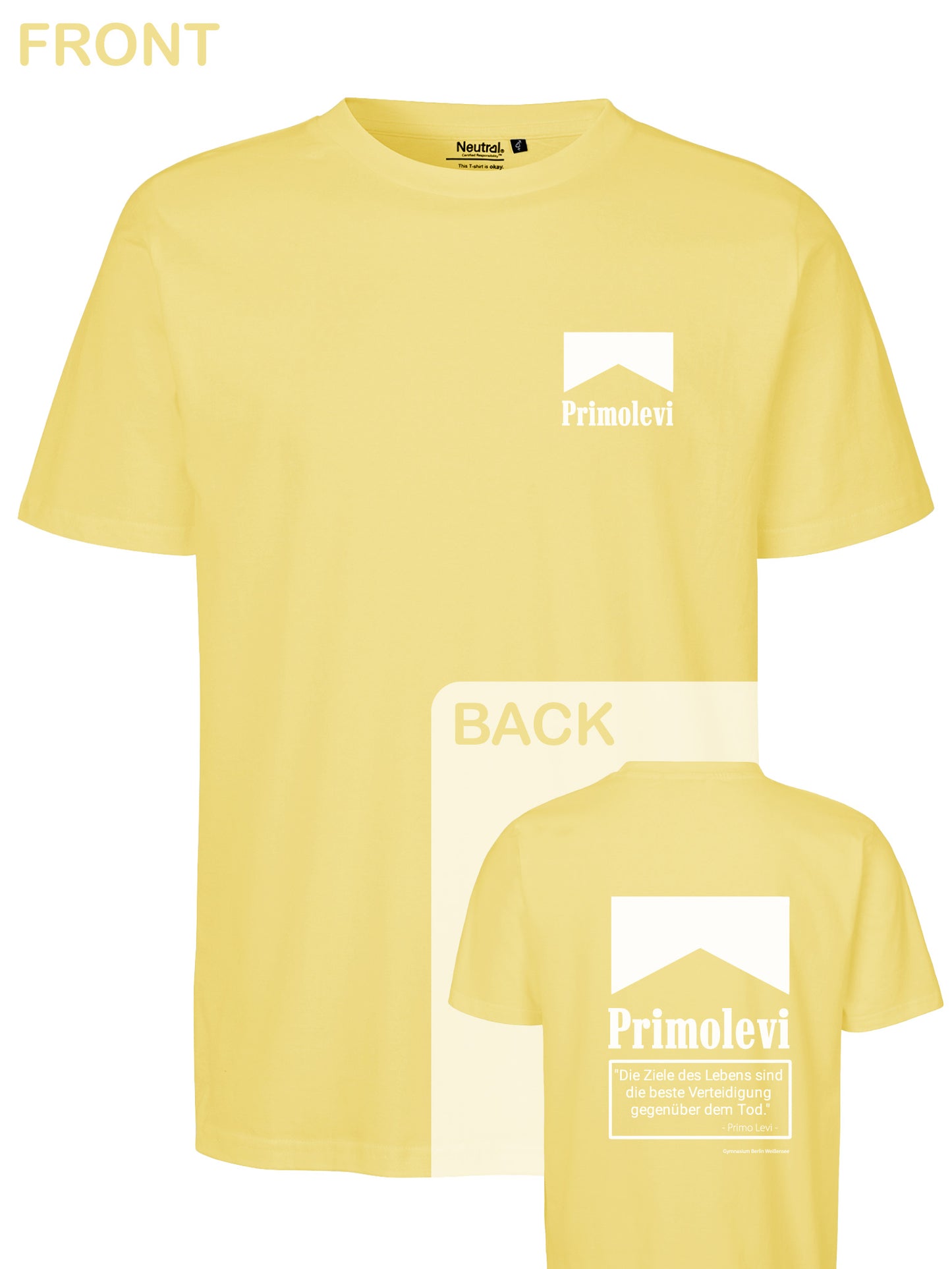 Primo Levi T-Shirt "Marlboro"