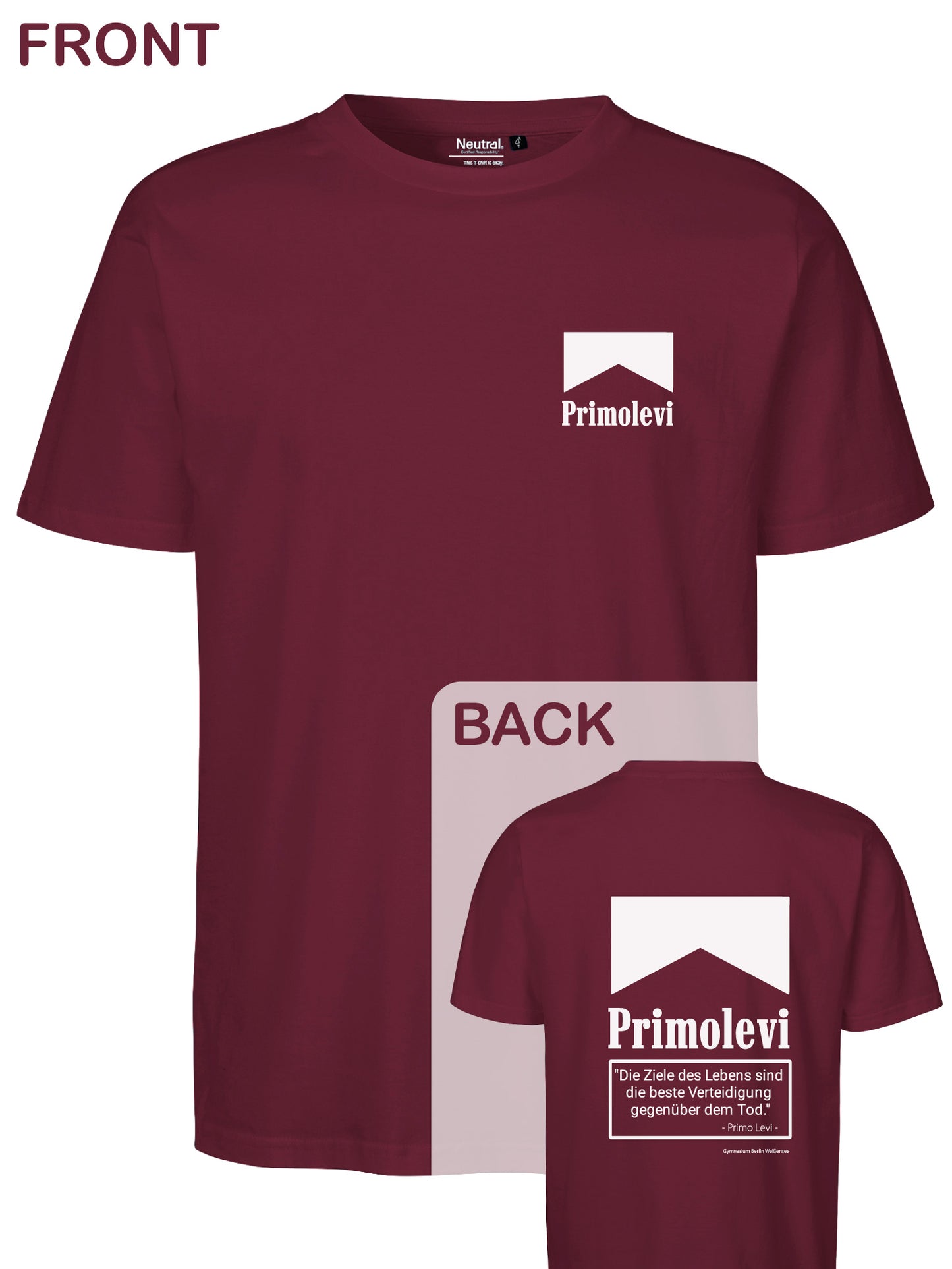 Primo Levi T-Shirt "Marlboro"