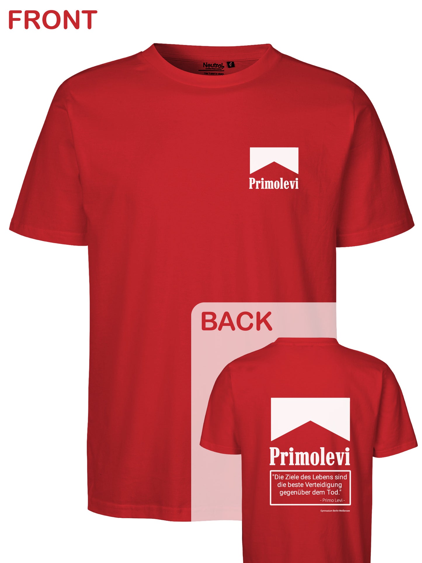 Primo Levi T-Shirt "Marlboro"