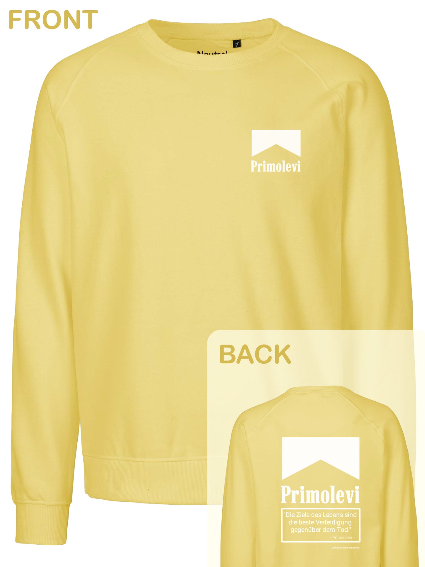 Primo Levi Sweatshirt "Marlboro"