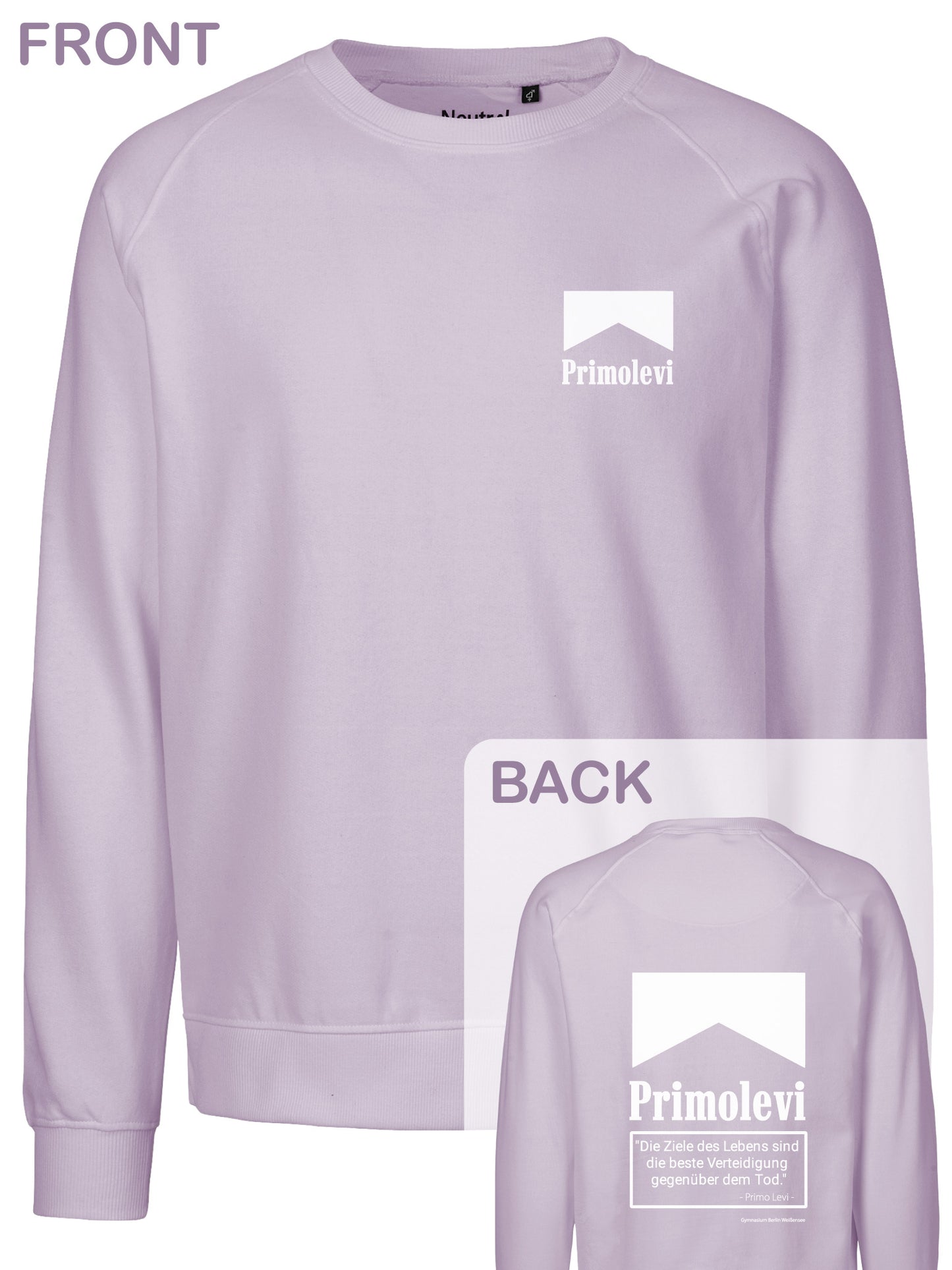 Primo Levi Sweatshirt "Marlboro"
