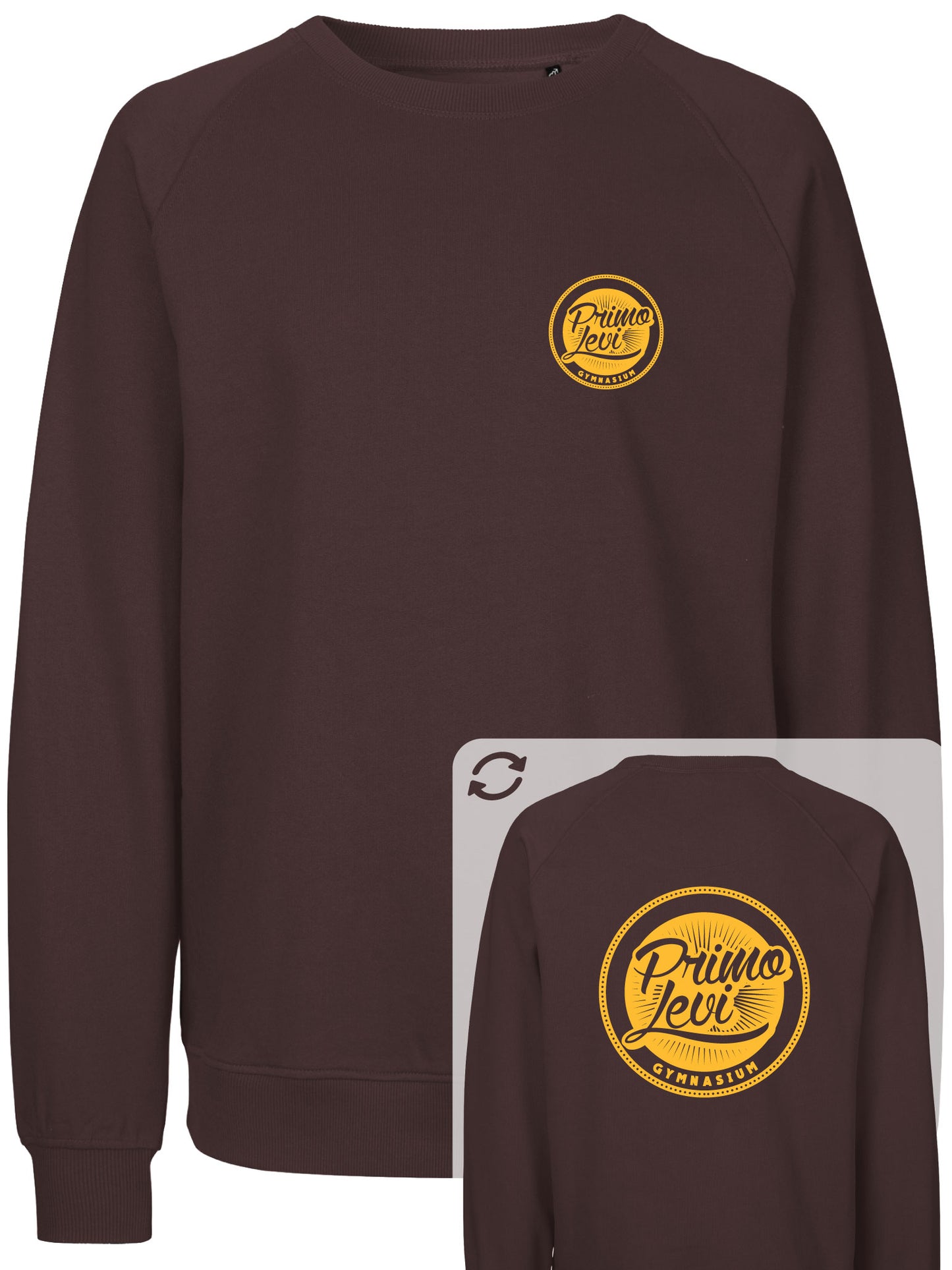 Pullover mit bunten Logos