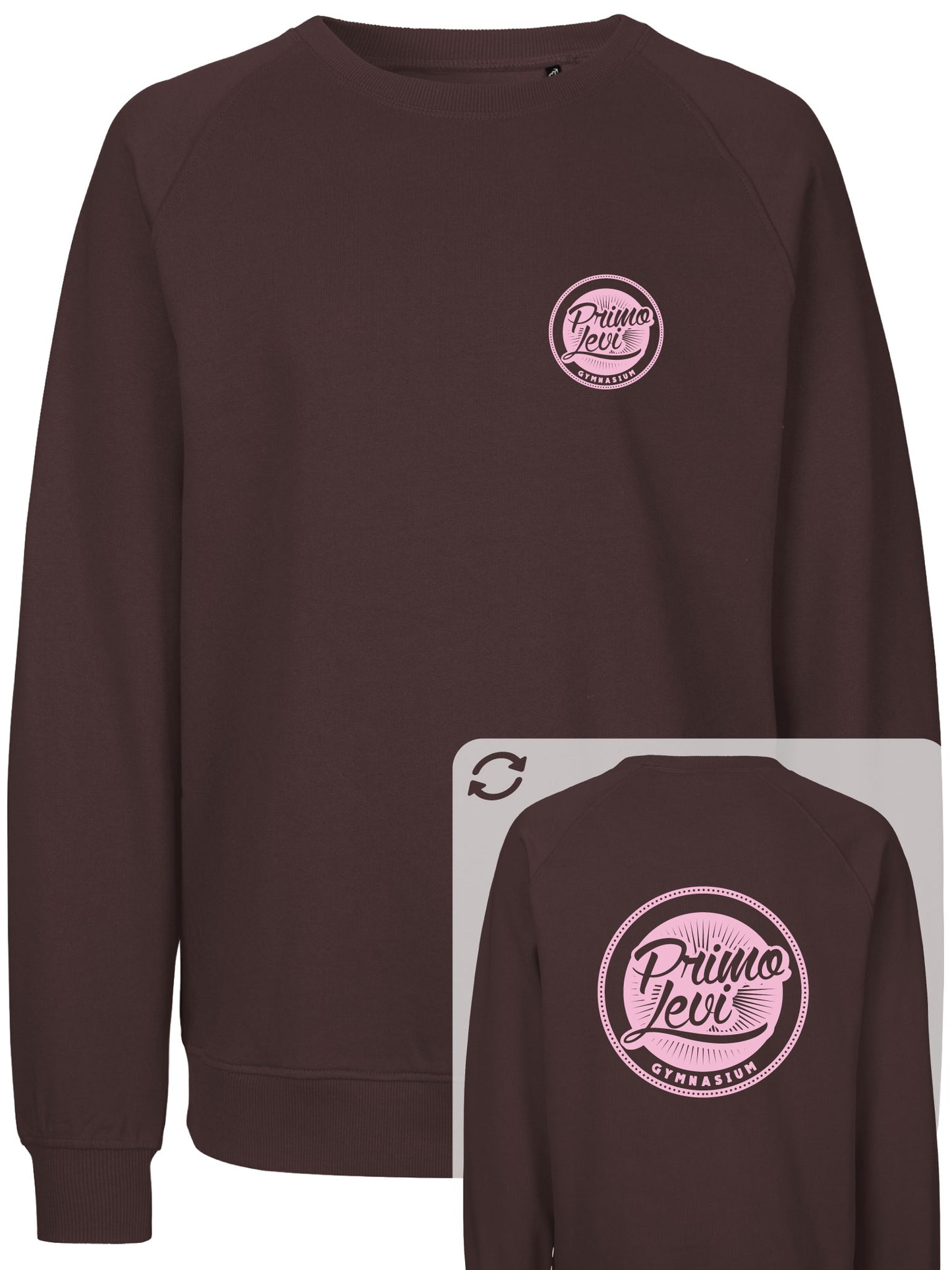 Pullover mit bunten Logos