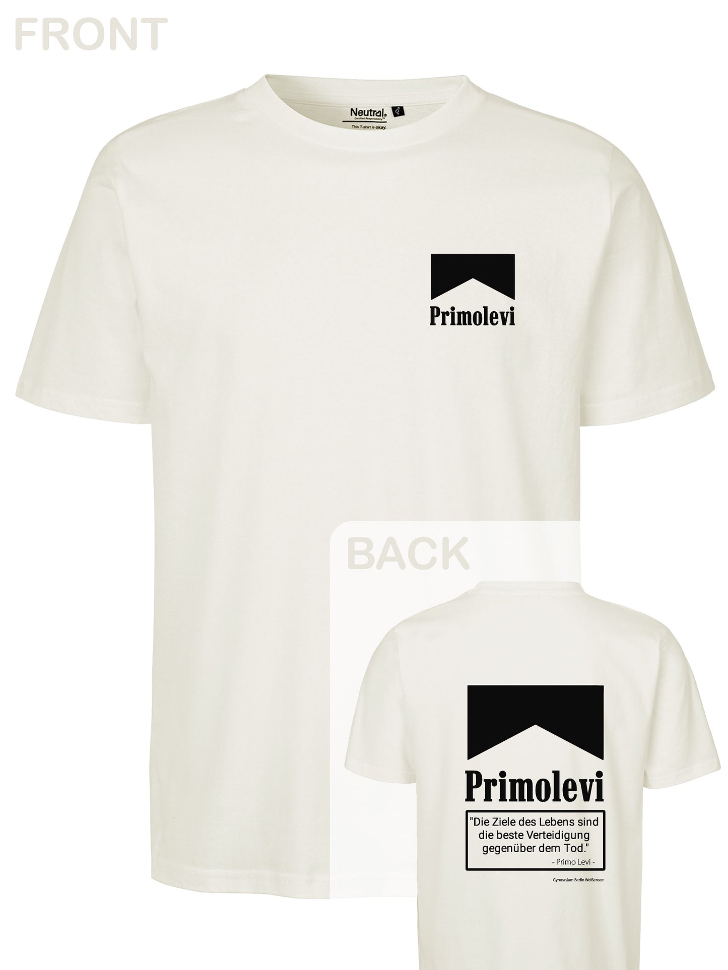 Primo Levi T-Shirt "Marlboro"